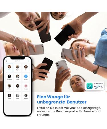Etekcity Ultra-Slim Smart Body Fat Scale - 12 Body Metrics iOS & Android Compatible 180 kg/400 lb Capacity - Accurate BMI Muscle Mass & More - Buy Online on GoSupps.com