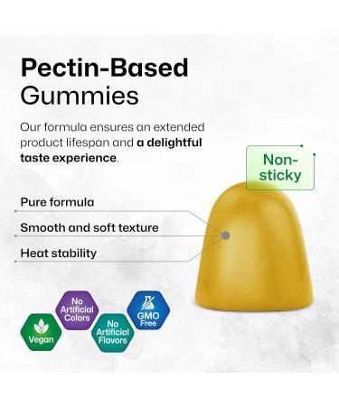 BIO KRAUTER Hyaluronic Acid Gummies w/Vitamin C - 250 mg - 60 Vegan Chews - Hyaluronic Acid Supplements - Pectin-Based 60 Count (Pack of 1) - Buy Online on GoSupps.com