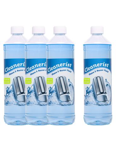 4 liter Cleanerist Cleanerist New !!"With lemon scent" Suitable for refilling the shavers of Braun Clean & Renew Synchro Activator and Pulsonic Series 3/5/7/8/9 1 L (4 Pack)
