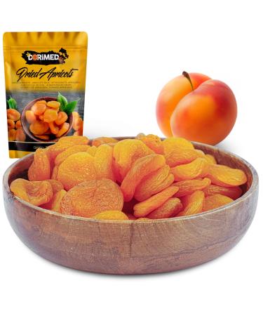 Abricots secs 1 Kg | gros calibre | sans noyaux | Abricots s ch s et nutritifs | Sans sucre | Riche en fibres | Sans gluten | Vegan et v g tariens | sac refermable | Dorimed