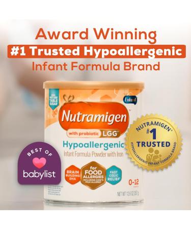 Enfamil Nutramigen Infant Formula Hypoallergenic and Lactose Free Formula with Enflora LGG Fast Relief from Severe Crying and Colic - Brain Building DHA Probiotic LGG for Immune Support 27.8 Oz - Buy Online on GoSupps.com