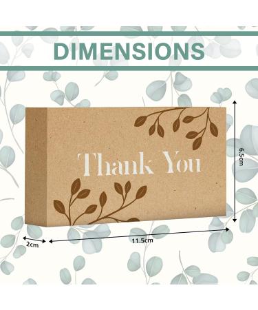 Thank You Kraft Gift Box With Jelly Beans Sweets Inside Thoughtful Teacher Thank You Fathers Day Mothers Day Thank You Present For Friends - Buy Online on GoSupps.com