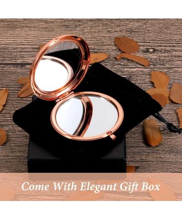 Sister Birthday Gift: Rose Gold Compact Mirror for Women - Unique Gift for Big Sister, Her, Teen Girls - Birthday, Graduation, Christmas Stocking Stuffer - Buy Online on GoSupps.com