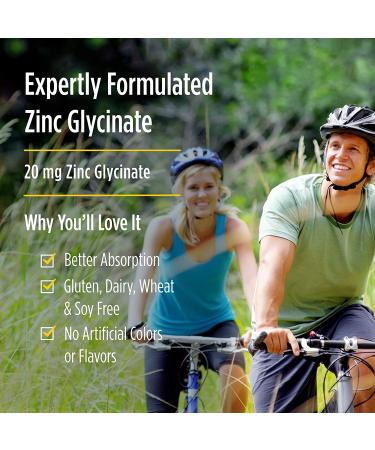 Nordic Naturals Zinc Glycinate 20 mg  60 Capsules - Buy Online on GoSupps.com