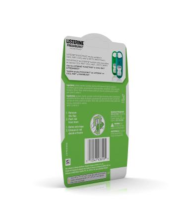 Listerine Freshburst Pocketpaks Fresh Breath Strips Mint Breath Refresher Strips to Kill 99% of Bad Breath Germs Portable Pack Freshburst Spearmint Flavor 24-Strips (Pack of 2) - Buy Online on GoSupps.com