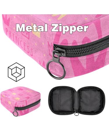 Portable Women's Binding Storage Bags | Menstrual Cup & Pad Pockets for Teens | Pink Tampon Bags - Buy Online on GoSupps.com