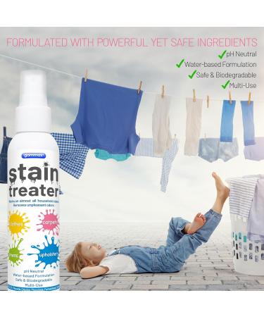 Best Stain Remover Spray for Baby Messes - 4 oz Fabric Stain Treater for Laundry Carpets & Clothes - Buy Online on GoSupps.com