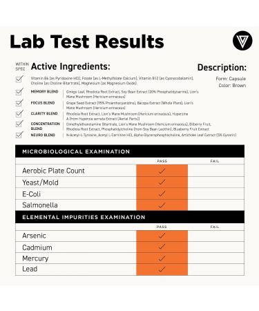 Vital Vitamins Brain Booster Plus 60 ct + Creatine Capsules 120 ct - Buy Online on GoSupps.com