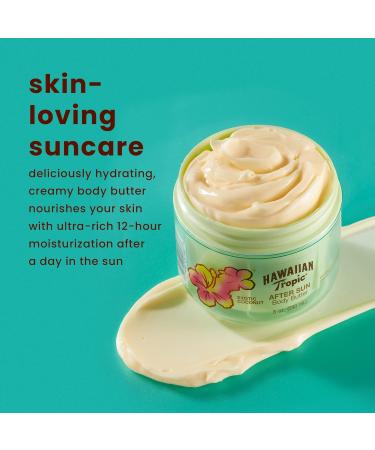 Hawaiian Tropic After Sun Body Butter with Coconut Oil 8oz & Sheer Touch Ultra Radiance Sunscreen SPF 15 8oz Bundle - Buy Online on GoSupps.com