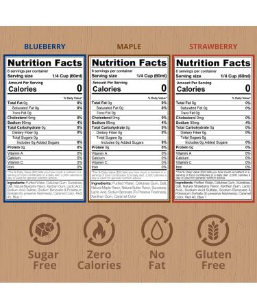 Panic Pancakes Syrup Variety Pack by Sinister Labs - Sugar Free Berry Flavor Syrup for Healthy Pancakes - Gluten Free 12oz Bottles (3-Pack) - Buy Online on GoSupps.com