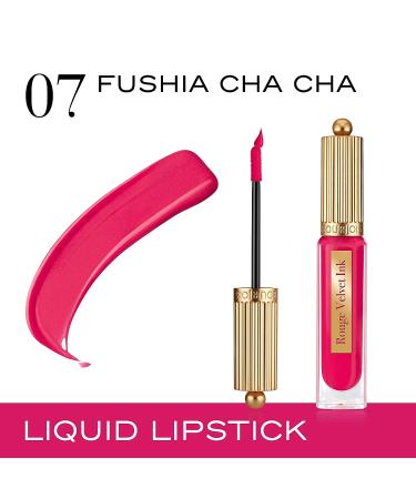 Bourjois Rouge Velvet Ink Liquid Lipstick - 07 Fushia Cha Cha - Buy Online on GoSupps.com