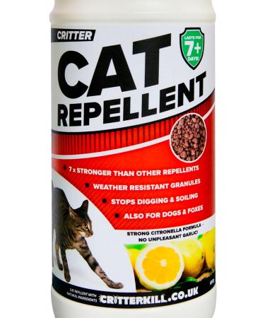 Critter Cat And Dog Repellent | 650g Covers 216m2 | Long Lasting Protection | Professional Strength (Triple Pack 3x 650g) - Buy Online on GoSupps.com