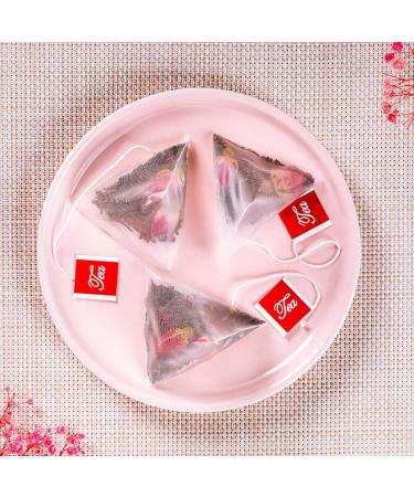 Rose Black Tea Bag Rose Black Tea 30 Triangular Bags Boiling Water Brewing Portable Flower Tea for Women Girls - Buy Online on GoSupps.com