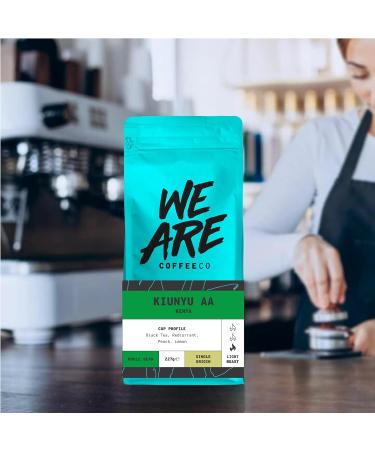 Coffee Beans 227g Bag Whole Bean Coffee Kenya Coffee Beans Black Tea & Fruits Notes 100% Arabica Light Roast AA Grade Speciality Freshly Roasted Single Origin (We Are Coffee Co) Whole Bean 227 g (Pack of 1) - Buy Online on GoSupps.com
