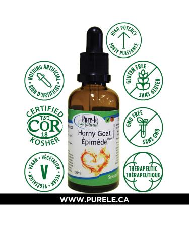 Super Strength Horny Goat Weed Extract - Performance & Endurance Enhancement for Men and Women - Better & Faster than Pills for Energy & Endurance. NON-GMO Soy-free - 50ml Made in Canada - Buy Online on GoSupps.com