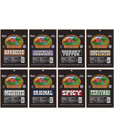 Buffalo Bills 12-Piece Beef Jerky Sampler Camo Gift Cooler - 6-Pack Assorted Flavors (1.5oz packs) - Buy Online on GoSupps.com