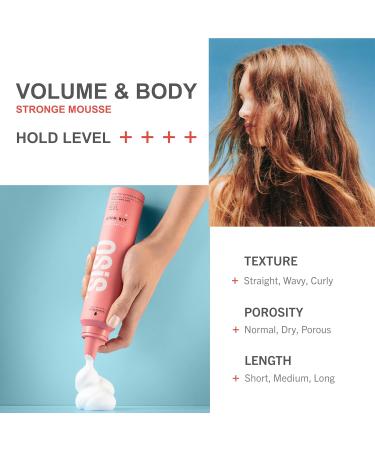Schwarzkopf NEW OSiS+ Airwhip Flexible Volume Mousse | Non-Crunchy Light to Medium Hold | Hair Volume & Body | Heat Protection up to 250 C/450 F| For All Hair Types 200mL - Buy Online on GoSupps.com