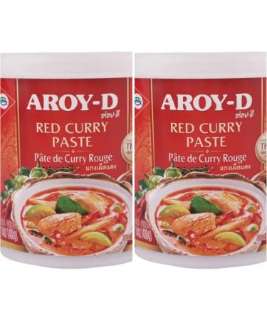 AROY-D RED CURRY PASTE PACK OF 2 (2X 400g) - Buy Online on GoSupps.com