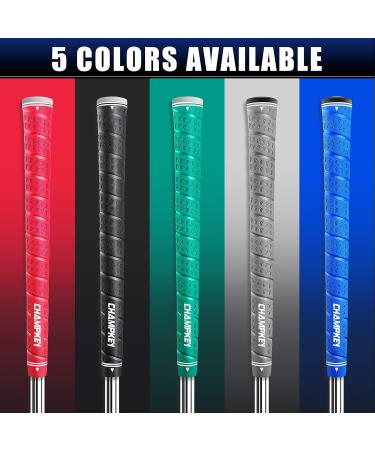 Champkey Wrap-Y Rubber Golf Grips 13 Pack - All Weather Performance Midsize Gray Grips - Buy Online on GoSupps.com