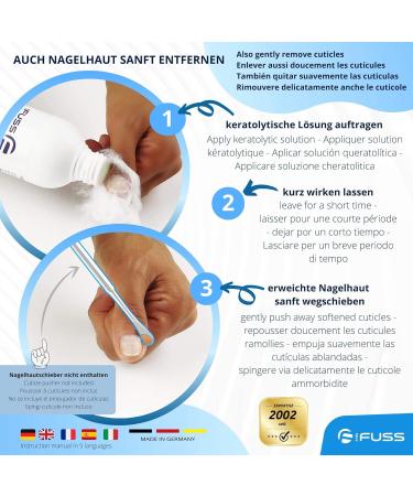 Mr. Fuss No.4 Advanced Pack - Large Nail Skin & Corneal Remover Savings Package 200ml | International Shipping Available - Buy Online on GoSupps.com