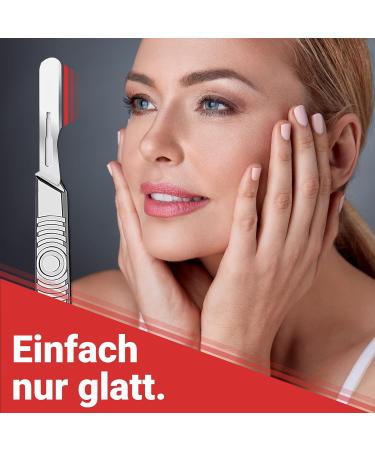 10x Dermaplaning Scalpel Blades - Kosmetex Facial Hair Removal Set | Smooth Skin at Home - Buy Online on GoSupps.com