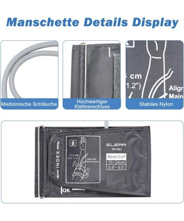 Pediatric Blood Pressure Cuff Replacement - Comfortable Small Size for Children & Women 15-24 cm Compatible with Most Devices - Buy Online on GoSupps.com