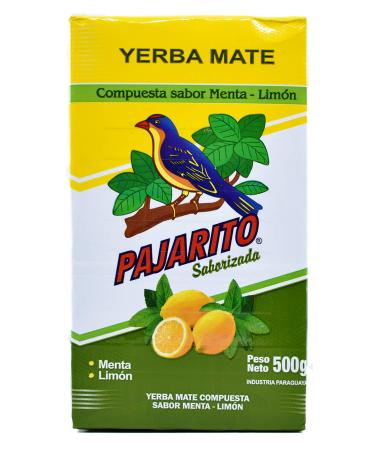 Pajarito Yerba Mate Menthe et Citron 500 g (Lot de 1)