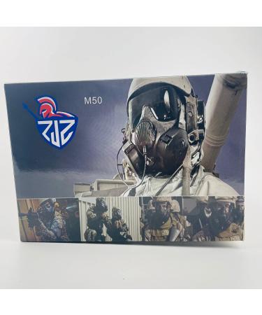 WorldShopping4U Tactical Airsoft Paintball Full Face Protection Dual Fan Mask M50 BK - Ultimate Comfort & Safety - Buy Online on GoSupps.com