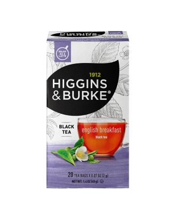 Higgins & Burke English Breakfast Tea - Black - 20 Teabags - Pack of 6  - Buy Online on GoSupps.com