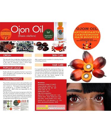 Nativilis Ojon Oil - Natural Hair & Skin Booster | Revitalize Damaged Follicles Enhance Volume & Structure | Mix with Copaiba for Max Benefits - Buy Online on GoSupps.com