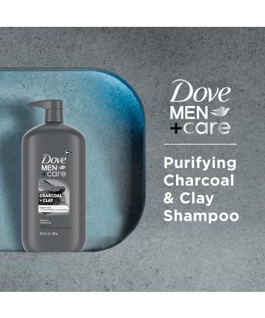 DOVE MEN+CARE Charcoal Pump Shampoo 31 oz | Purifying Charcoal & Clay for Stronger Hair - Shop Internationally - Buy Online on GoSupps.com
