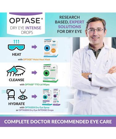 OPTASE Dry Eye Intense Drops - Preservative Free Artificial Tears for Severe Dry Eye Relief - .33 fl oz Multi-dose Bottle - Hydrate and Soothe Dry Eyes - 300 Doses - Buy Online on GoSupps.com