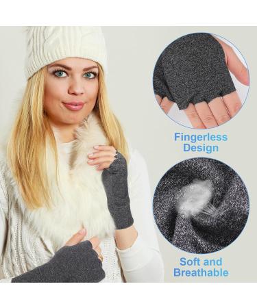 6 Pairs Stress Relief Crochet Gloves - Fingerless Arthritis Hand Gloves for Pain Relief | Lightweight Crafting & Sewing Accessories for Men & Women - Buy Online on GoSupps.com