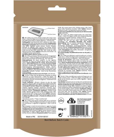 Buy 8in1 Fillets Pro Digest Dog Snacks - Chicken Treats for Digestion - 80g Pack - Functional Dog Treats - Buy Online on GoSupps.com