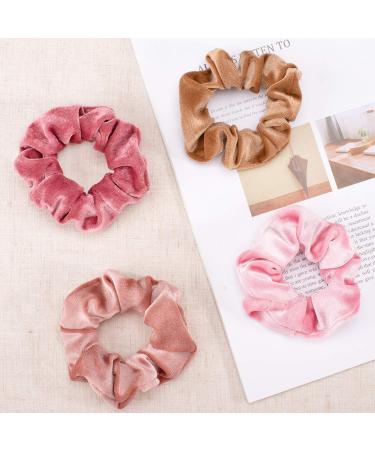 Whaline Velvet Hair Scrunchies - 20 Colors Elastic Hair Bands for Girls and Women - Buy Online on GoSupps.com