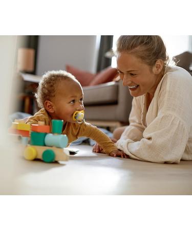 Philips Avent Ultra Air Pacifier 2-Pack | BPA-Free Breathable for 6-18 Months | Includes Sterilization Box | Lemon/Orange (SCF080/18) - Buy Online on GoSupps.com