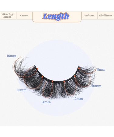 14 Pairs Eyelashes D Curl Russian Strip Lashes Wispy False Eyelashes Fluffy Eye Lashes Thick Fake Lashes 16mm Strip Lashes by Goddvenus Full strip lash - Buy Online on GoSupps.com