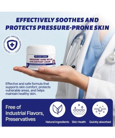 Bed Sore Cream & Pressure Sore Cream with Calendula & Aloe Vera Gentle Daily Care for Bed Sores Ulcers and Chafed Skin Provides Soothing Support BedSores TreatmentCream for Home & Nursing Use - Buy Online on GoSupps.com