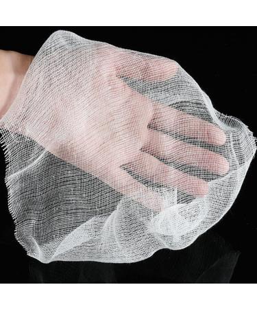 100 Pcs Spa Skin Care Gauze Masks - Breathable Mesh Facial Gauze for DIY Beauty Treatments - Buy Online on GoSupps.com