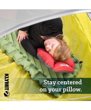 Klymit Pillow X: Lightweight Inflatable Travel Pillow for Backpacking, Hammock, and Camping - Red - Buy Online on GoSupps.com