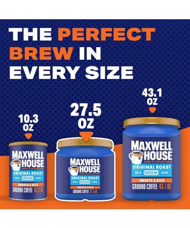Maxwell House Caf moulu moyen torr fi original de 28 oz - Buy Online on GoSupps.com