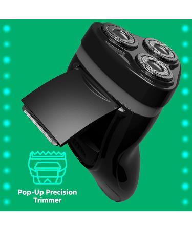 Groom Essentials 3D Rotary Electric Shaver for Men | Rechargeable Razor with Pop-up Trimmer | Ergonomic Dual Blade Guards 3 Floating Heads - Buy Now - Buy Online on GoSupps.com