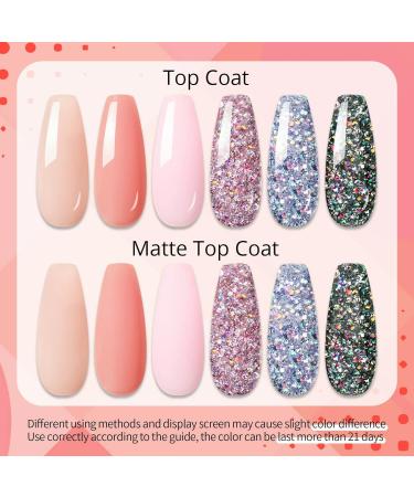 UR SUGAR Poly Extension Gel Nail Set - 6 Classic Colours - Nude Pink Black Silver Glitter Sequins - Long Lasting Poly Nail Gel Kit - Builder Gel Polish - Soak Off Acrylic - Gift Box for Women - Buy Online on GoSupps.com