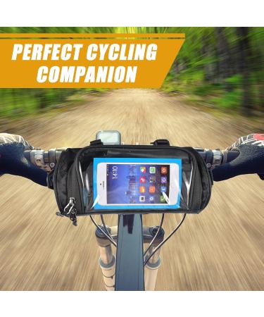 Funmo Waterproof Bicycle Pocket Handlebar Bag | Multifunctional E-Bike & MTB Accessory with Touchscreen & Shoulder Strap - Buy Online on GoSupps.com