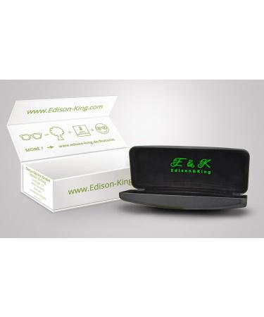 Edison & King Practical Reading Glasses | Remedy with Premium Lenses +1.00 dpt | Two Wearing Options | Shop Internationally - Buy Online on GoSupps.com