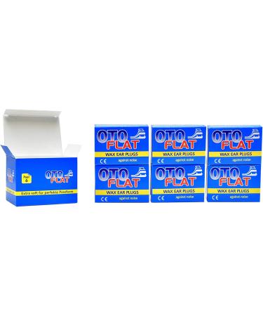 Buy Otoflat Beeswax Earplugs | 12-Pack Premium Sleep Protection | SNR 29dB Noise Reduction - Buy Online on GoSupps.com