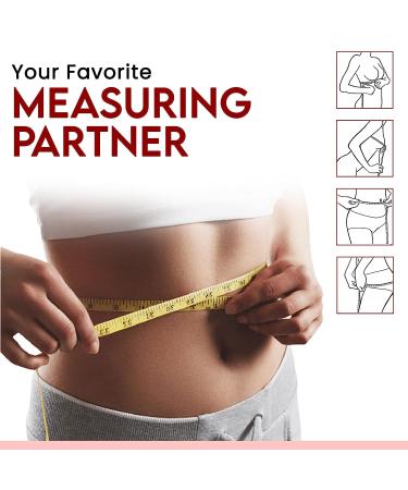Raajsee Fabric Tape Measure Body Measuring Tape  Soft Fabric Measuring Tape for Sewing Cloth & Weight Loss Medical Body Measurement Nursing Craft 60 inch/150 cm Red - Buy Online on GoSupps.com