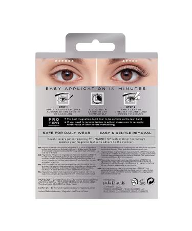 Eylure PROMAGNETIC Eyeliner & Lash Kit No. 007 - Black Natural Fibre Lashes - Fluttery Light - Buy Online on GoSupps.com