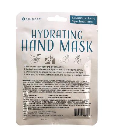 Nu-Pore Moisturizing Gloves - 24 Pack, with Jojoba Oil and Aloe Vera for Dry Hands. Repair and Soothe Extra Dry Skin. Paraben & Latex Free - Buy Online on GoSupps.com