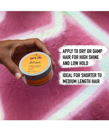 Got2B Defiant Shine Pomade White 2 Oz - Perfect Styling Solution - Buy Online on GoSupps.com